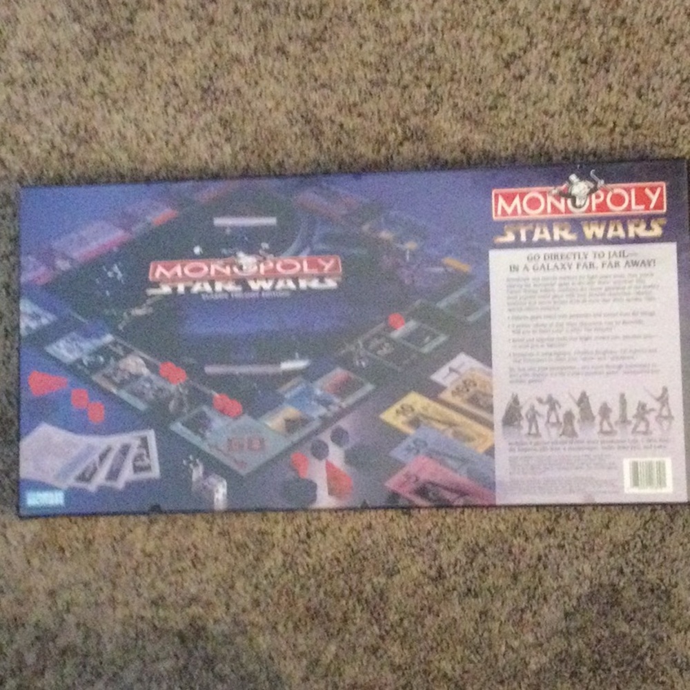 Star Wars Monopoly Game 1997 - Picture 2 of 2